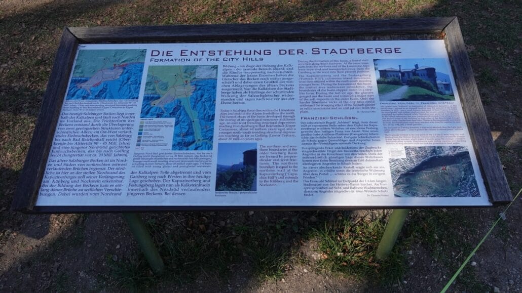 Kapuzinerberg Entstehung der Stadtberge