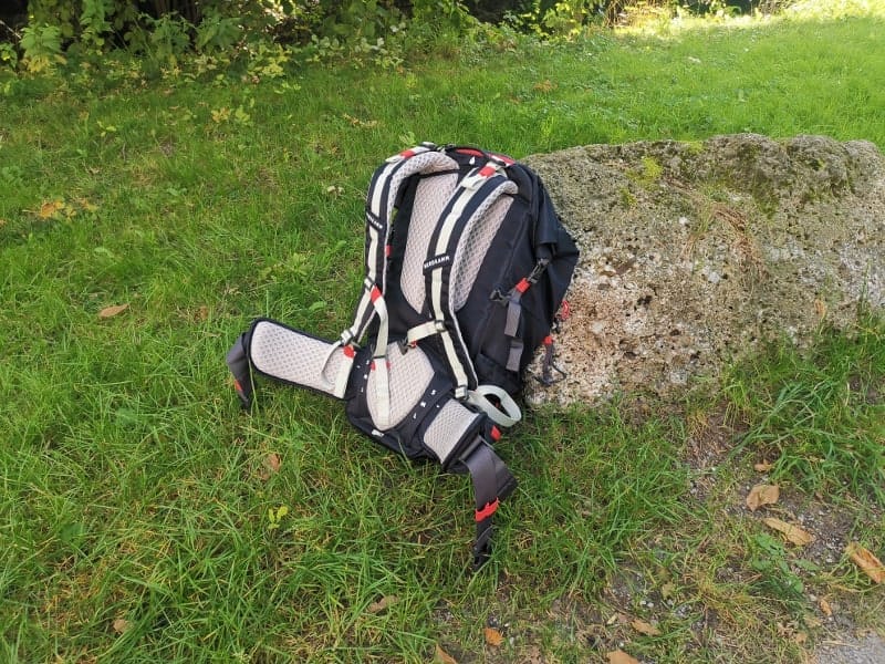 Nordkamm Antares Rucksack 40 Liter Rückansicht