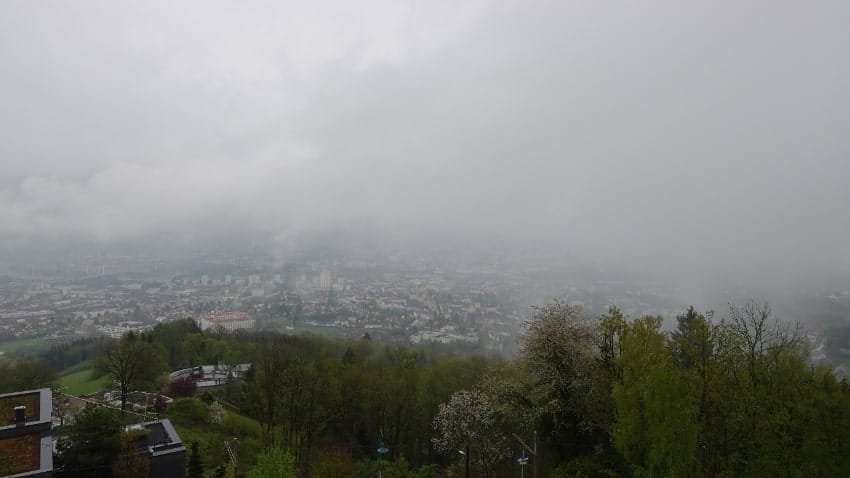 Pöstlingberg Aussicht auf Linz